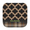 Moroccan & Plaid Face Cloth-Rounded Corners