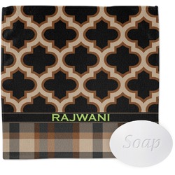 Moroccan & Plaid Washcloth (Personalized)