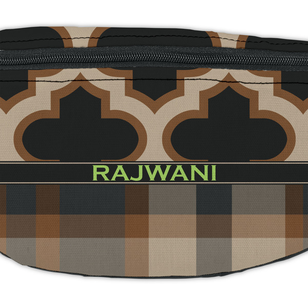 Moroccan & Plaid Fanny Pack - Closeup