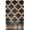 Moroccan & Plaid Finger Tip Towel - Full View