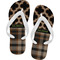 Moroccan & Plaid Flip Flops (Personalized)