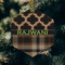 Moroccan & Plaid Frosted Glass Ornament - Hexagon (Lifestyle)