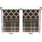 Moroccan & Plaid Garden Flag - Double Sided Front and Back
