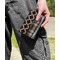 Moroccan & Plaid Genuine Leather Womens Wallet - In Context
