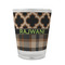 Moroccan & Plaid Glass Shot Glass - 1.5 oz - Set of 4 (Personalized)