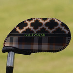 Moroccan & Plaid Golf Club Iron Cover (Personalized)