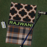 Moroccan & Plaid Golf Towel Gift Set (Personalized)