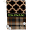 Moroccan & Plaid Golf Towel (Personalized)