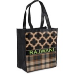 Moroccan & Plaid Grocery Bag (Personalized)