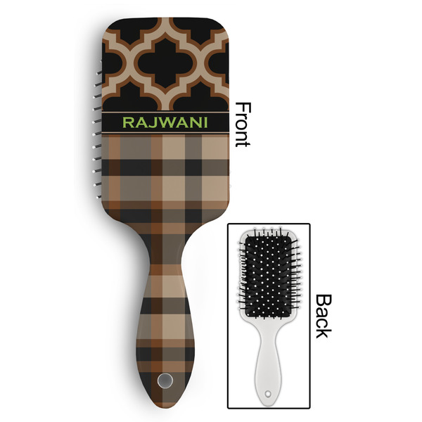 Moroccan & Plaid Hair Brush - Approval
