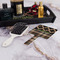 Moroccan & Plaid Hand Mirror - With Hair Brush