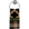 Moroccan & Plaid Hand Towel (Personalized)