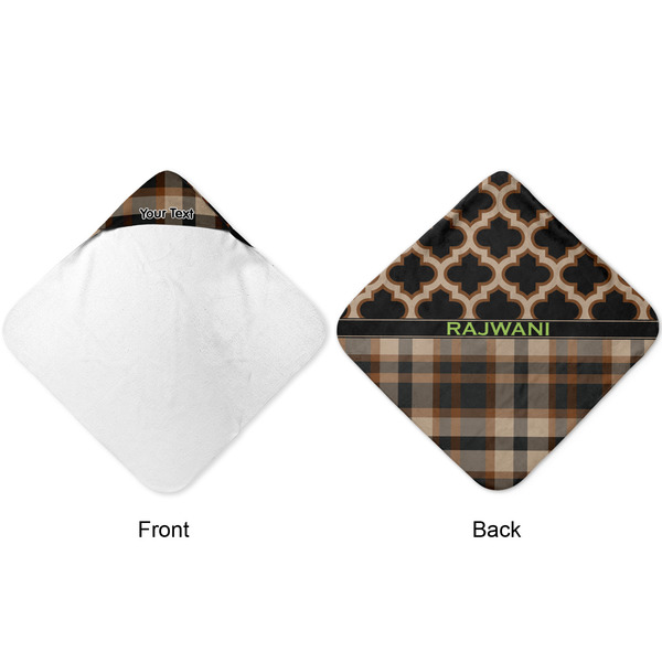 Moroccan & Plaid Hooded Baby Towel- Approval