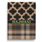 Moroccan & Plaid House Flags - Double Sided - BACK