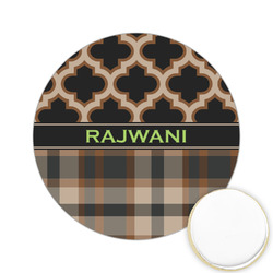 Moroccan & Plaid Printed Cookie Topper - 2.15" (Personalized)