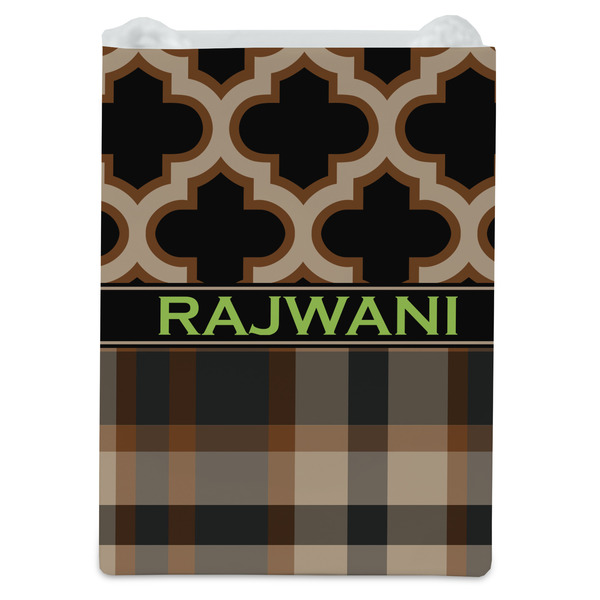 Moroccan & Plaid Jewelry Gift Bag - Gloss - Front