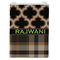 Moroccan & Plaid Jewelry Gift Bag - Gloss - Front
