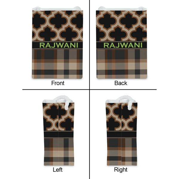 Moroccan & Plaid Jewelry Gift Bag - Matte - Approval