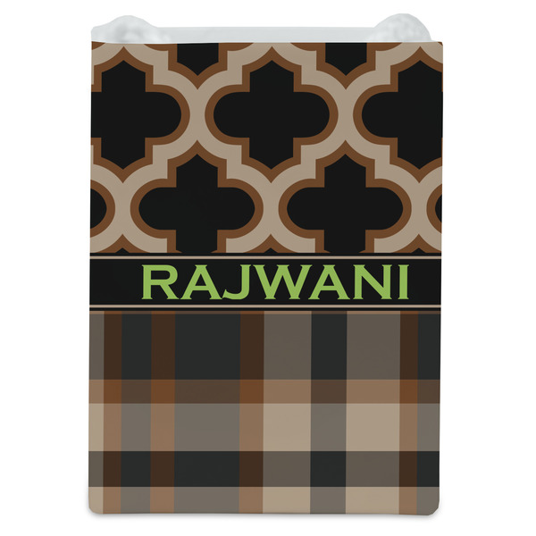 Moroccan & Plaid Jewelry Gift Bag - Matte - Front