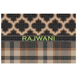 Moroccan & Plaid 1014 pc Jigsaw Puzzle (Personalized)