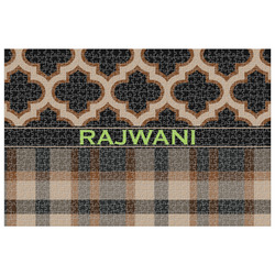 Moroccan & Plaid Jigsaw Puzzle - 1000-piece (Personalized)
