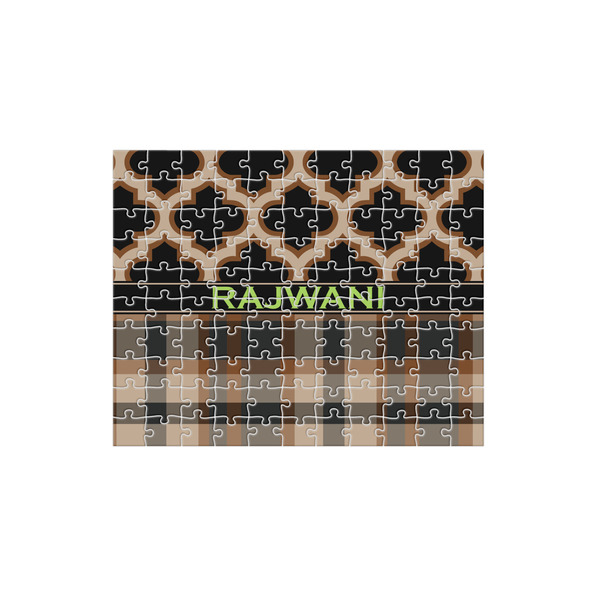 Custom Moroccan & Plaid 110 pc Jigsaw Puzzle (Personalized)