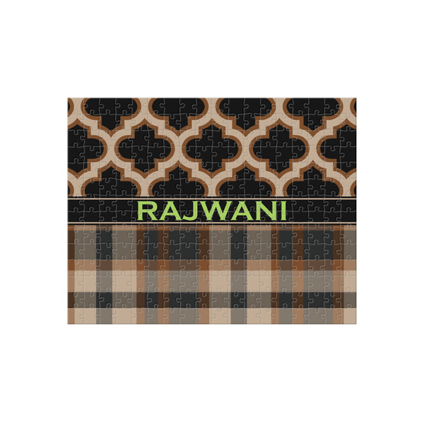 Custom Moroccan & Plaid 252 pc Jigsaw Puzzle (Personalized)