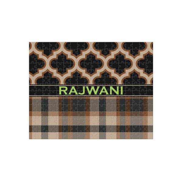 Custom Moroccan & Plaid 252 pc Jigsaw Puzzle (Personalized)