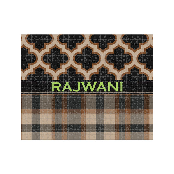 Custom Moroccan & Plaid 500 pc Jigsaw Puzzle (Personalized)
