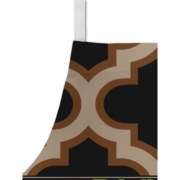 Moroccan & Plaid Kid's Aprons - Detail