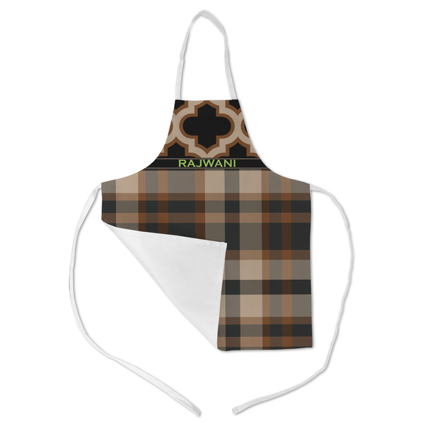 Moroccan & Plaid Kid's Aprons - Medium - Main (med/lrg)