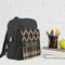 Moroccan & Plaid Kid's Backpack - Lifestyle