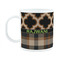 Moroccan & Plaid Plastic Kids Mug (Personalized)