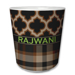 Moroccan & Plaid Plastic Tumbler 6oz (Personalized)