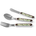 Moroccan & Plaid Kid's Flatware (Personalized)