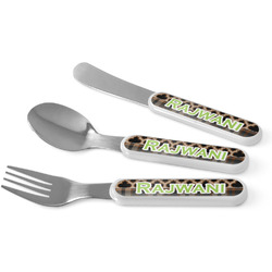Moroccan & Plaid Kid's Flatware (Personalized)
