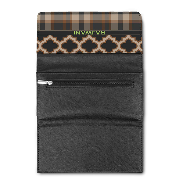 Moroccan & Plaid Ladies Wallet (Open)