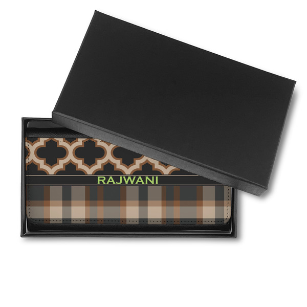 Moroccan & Plaid Ladies Wallet - in box