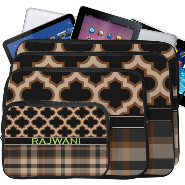 Moroccan & Plaid Laptop Case Sizes