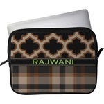 Moroccan & Plaid Laptop Sleeve / Case (Personalized)
