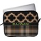 Moroccan & Plaid Laptop Sleeve / Case (Personalized)
