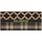 Moroccan & Plaid Large Gaming Mats - FRONT