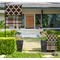 Moroccan & Plaid Large Garden Flag - Single Sided (Personalized)