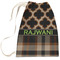 Moroccan & Plaid Laundry Bag - Large (Personalized)