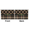 Moroccan & Plaid Large Zipper Pouch Approval (Front and Back)