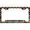 Moroccan & Plaid License Plate Frame - Style C