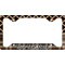 Moroccan & Plaid License Plate Frame - Style C (Personalized)