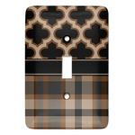 Moroccan & Plaid Light Switch Cover (Personalized)