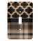 Moroccan & Plaid Light Switch Cover (Single Toggle)