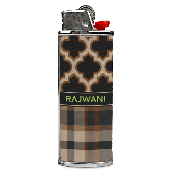 Custom Moroccan & Plaid Case for BIC Lighters (Personalized)